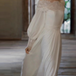 Robe de mariée beauté A-Line, décolleté en cœur, plissée, D3302