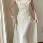 Beauty Brautkleid A-Linie Herzausschnitt Plissee Brautkleid D3302