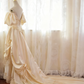 Vintage Wedding Dress Sweetheart Pleated Lace Wedding Dress  D3601