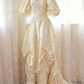 Vintage Wedding Dress Sweetheart Pleated Lace Wedding Dress  D3601