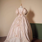 Vintage Wedding Dress V-neck Pleated Lace Wedding Dress  D3604