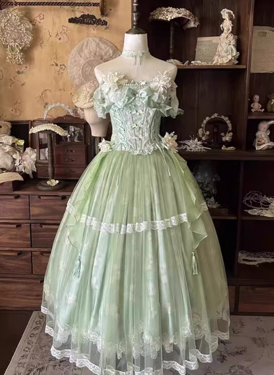 Newest Prom Dress Off Shoulder Tulle Pleated Evening Gown Sweet 16 Dress Ball Gown     D3611