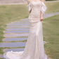 Beauty Brautkleid A-Linie Herzausschnitt Plissee Brautkleid D3302