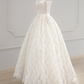 Robe de mariée beauté A-Line, décolleté en cœur, plissée, D3302