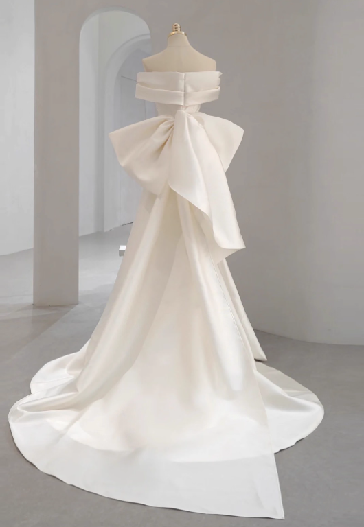 Beauty Brautkleid A-Linie Herzausschnitt Plissee Brautkleid D3302