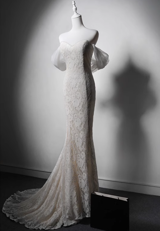 Beauty Brautkleid A-Linie Herzausschnitt Plissee Brautkleid D3302