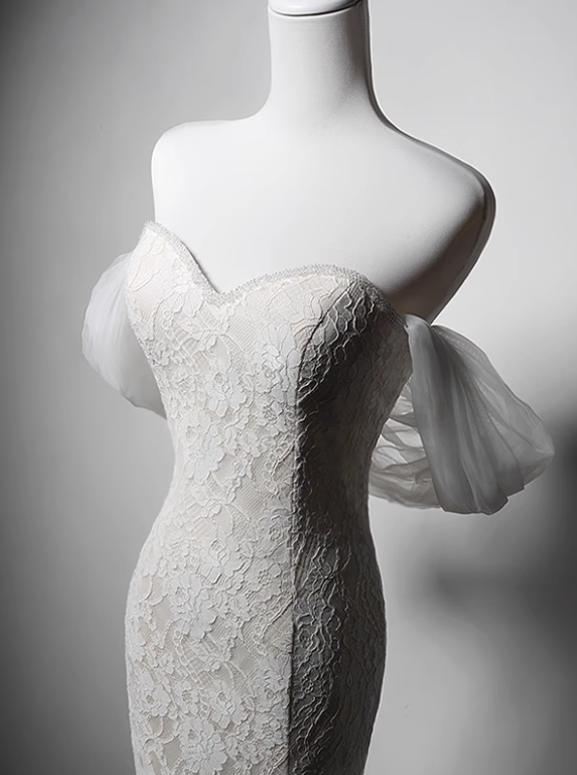 Beauty Brautkleid A-Linie Herzausschnitt Plissee Brautkleid D3302