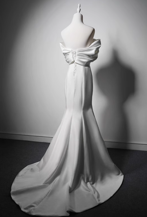 Beauty Brautkleid A-Linie Herzausschnitt Plissee Brautkleid D3302