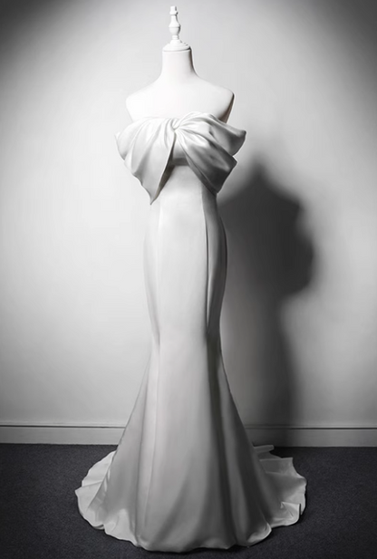 Beauty Brautkleid A-Linie Herzausschnitt Plissee Brautkleid D3302