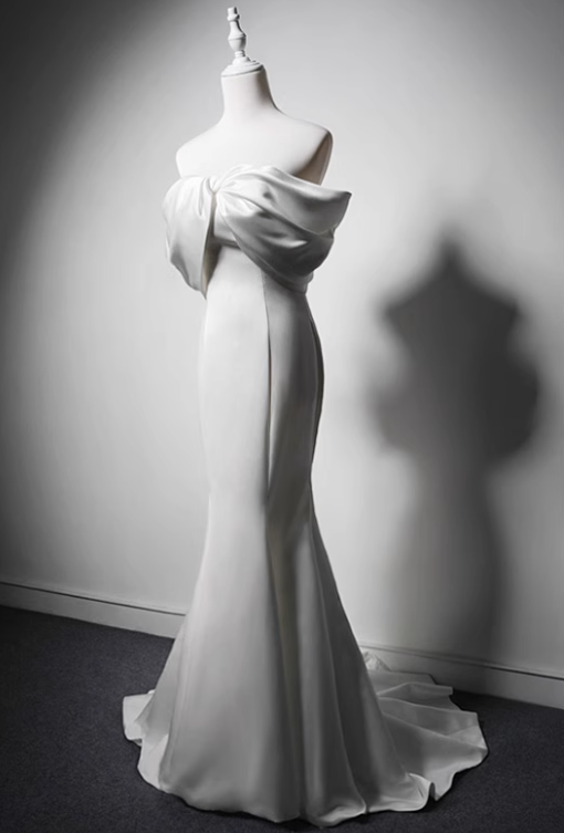 Beauty Brautkleid A-Linie Herzausschnitt Plissee Brautkleid D3302