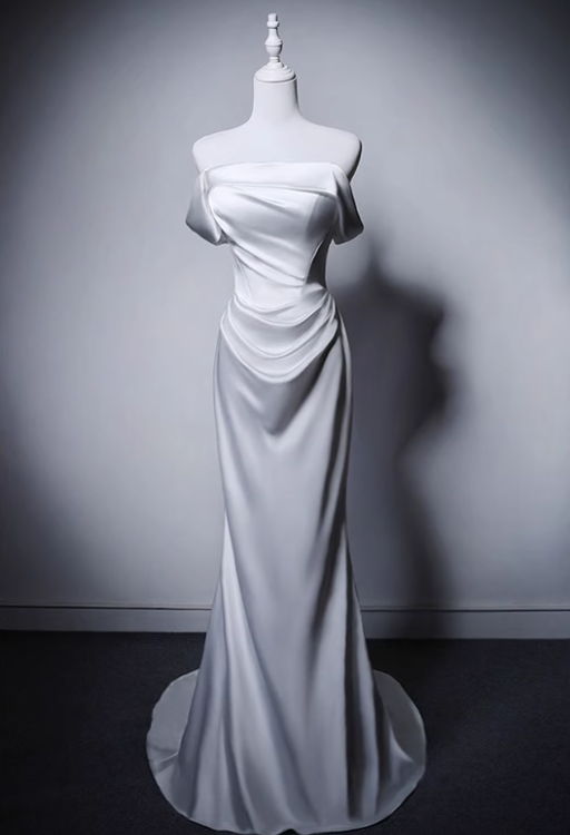 Beauty Brautkleid A-Linie Herzausschnitt Plissee Brautkleid D3302