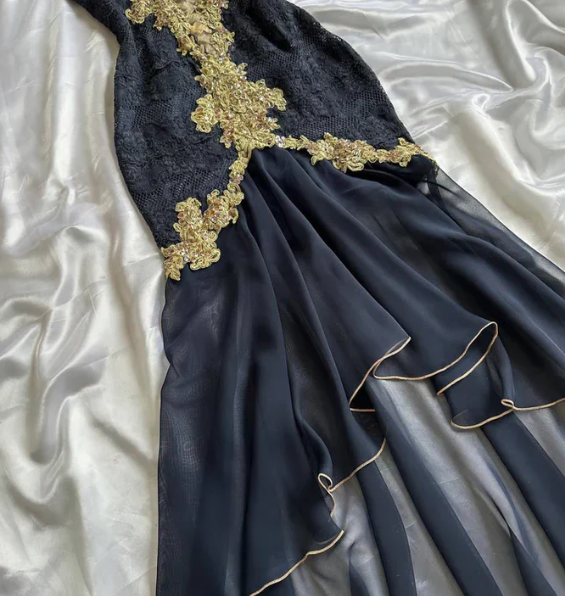 Stunning Prom Dress Spaghetti Straps Mermaid Evening Dress Birthday Party Dress    D3647