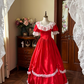 Stunning Prom Dress Crew Neck Pleated Lace Evening Gown Quinceanera Dress    D3649