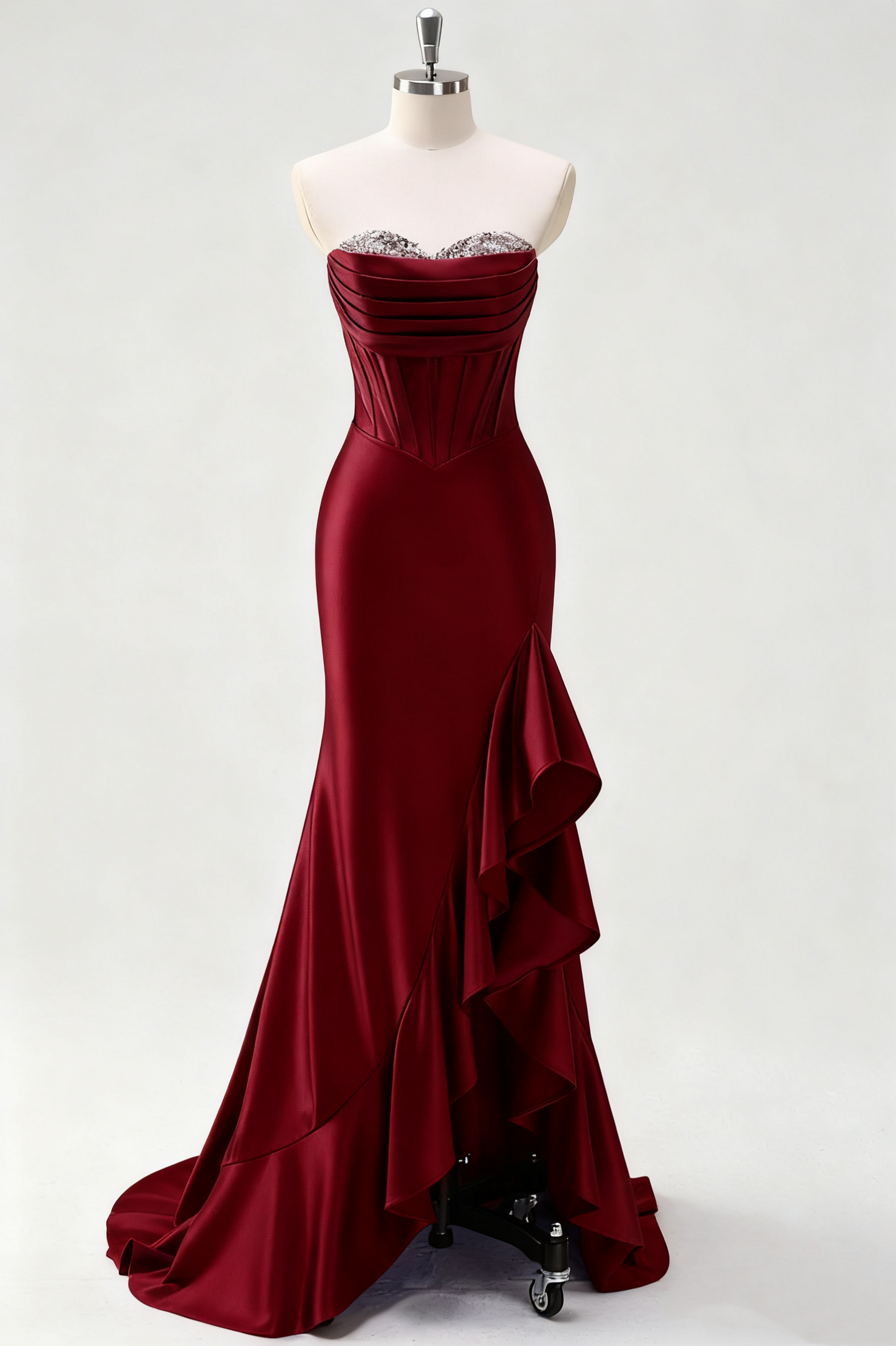 Elegant Prom Dress Sweetheart Pleated Ruffle Evening Dress Gala Dress    D3655