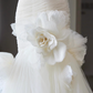 Robe de mariée beauté A-Line, décolleté en cœur, plissée, D3302