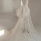 Robe de mariée beauté A-Line, décolleté en cœur, plissée, D3302