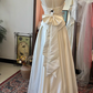Vintage Wedding Dress A Line Strapless Pleated Wedding Dress  D3660