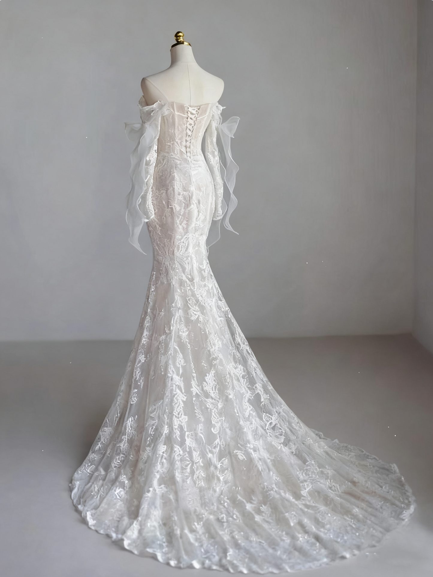 Beauty Brautkleid A-Linie Herzausschnitt Plissee Brautkleid D3302