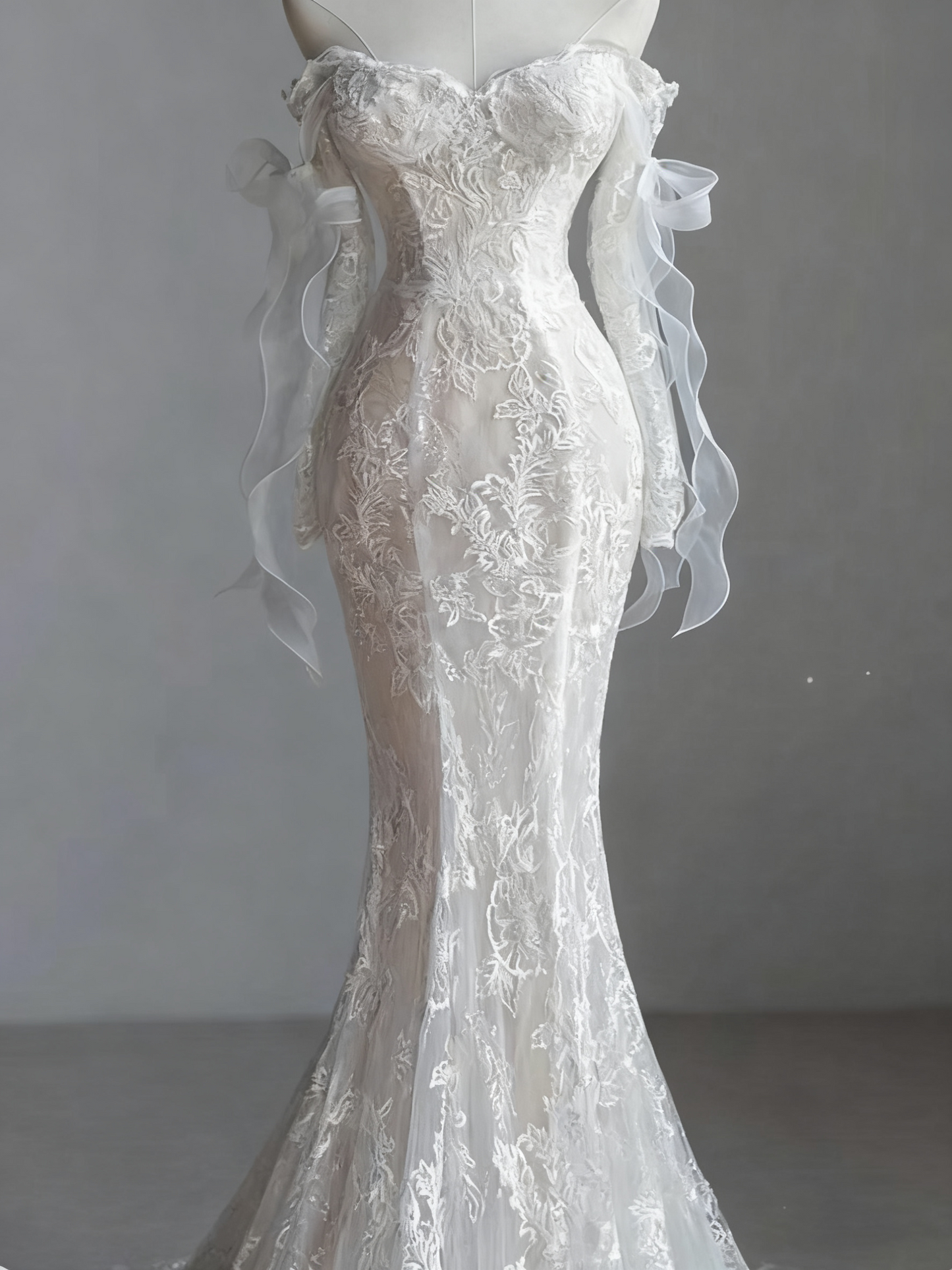 Beauty Brautkleid A-Linie Herzausschnitt Plissee Brautkleid D3302