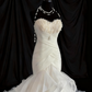 Beauty Brautkleid A-Linie Herzausschnitt Plissee Brautkleid D3302