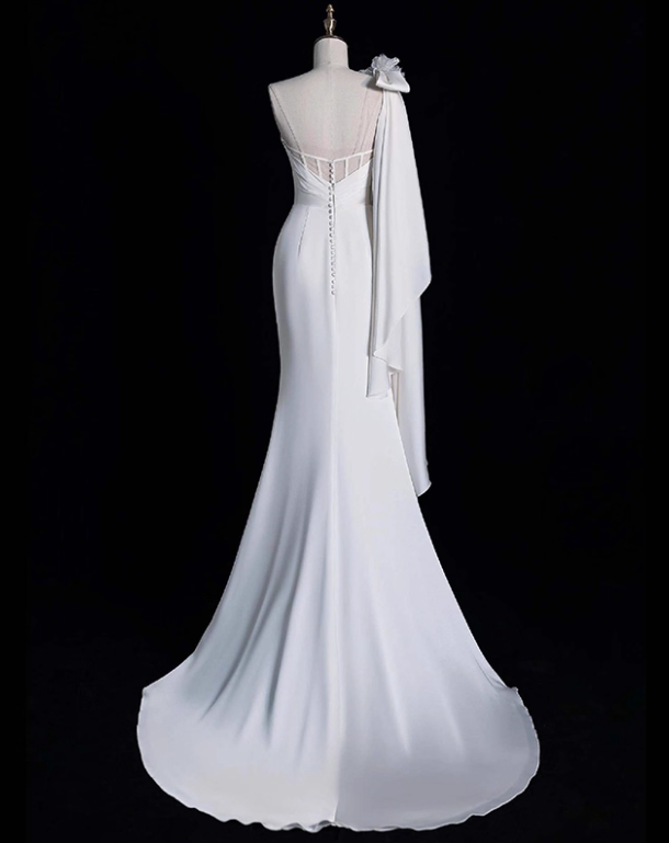 Beauty Brautkleid A-Linie Herzausschnitt Plissee Brautkleid D3302