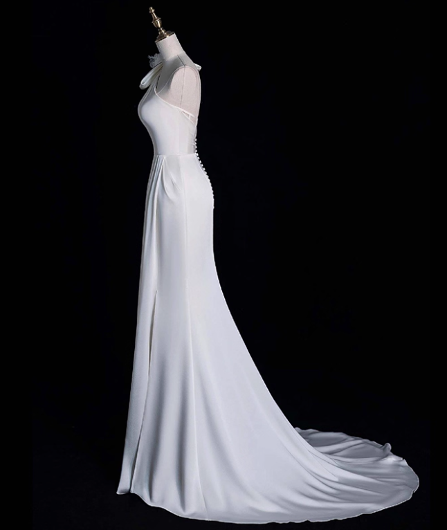 Beauty Brautkleid A-Linie Herzausschnitt Plissee Brautkleid D3302