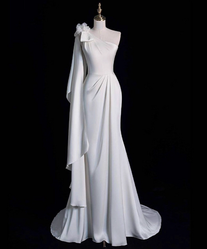 Beauty Brautkleid A-Linie Herzausschnitt Plissee Brautkleid D3302