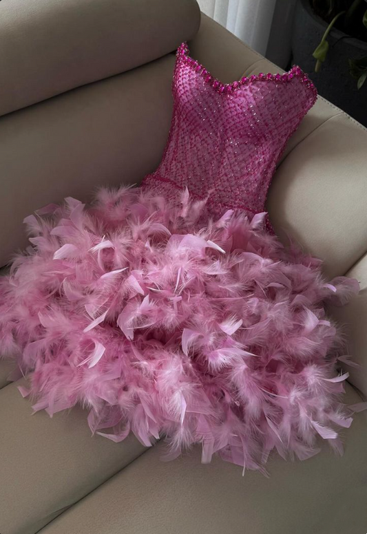 Beauty Homecoming-Kleid Spaghettiträger Plissee Kurzes Ballkleid Geburtstagsparty-Outfits Cocktailkleid D3339