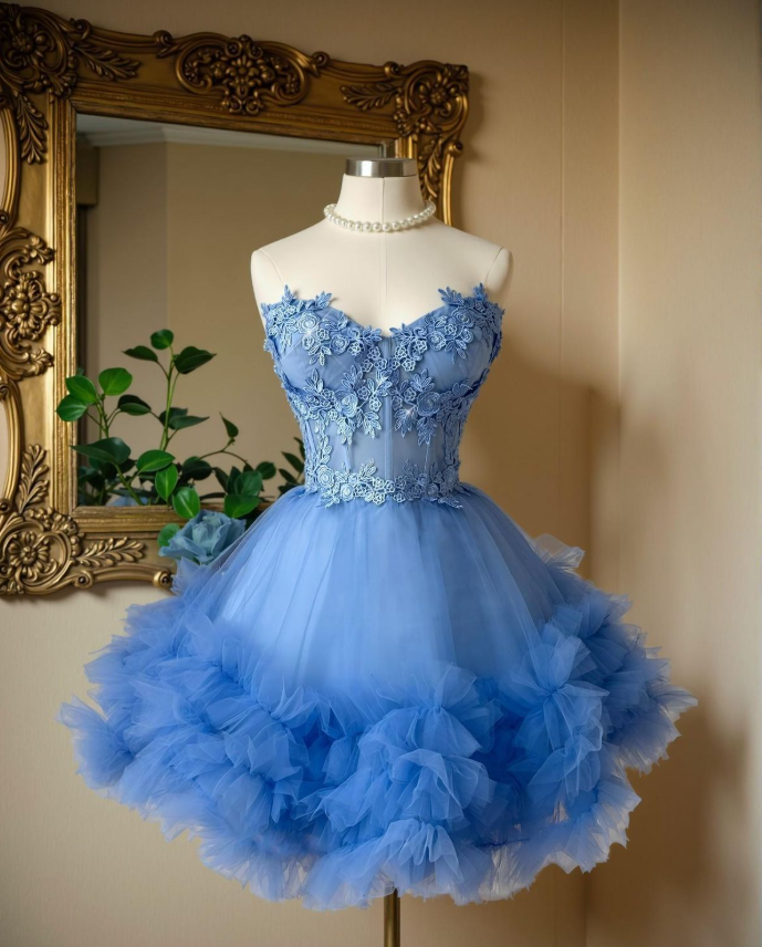 Beauty Homecoming-Kleid Spaghettiträger Plissee Kurzes Ballkleid Geburtstagsparty-Outfits Cocktailkleid D3339