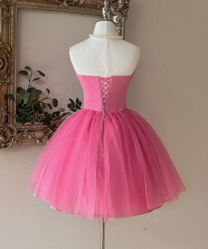 Beauty Homecoming-Kleid Spaghettiträger Plissee Kurzes Ballkleid Geburtstagsparty-Outfits Cocktailkleid D3339