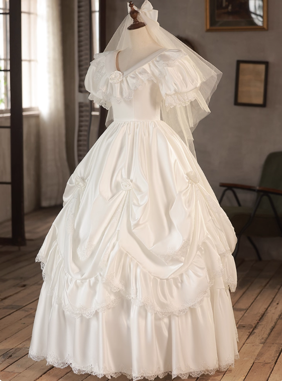 Beauty Brautkleid A-Linie Herzausschnitt Plissee Brautkleid D3302