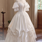 Vintage Wedding Dress Off Shoulder Pleated Wedding Dress D3684