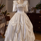 Robe de mariée beauté A-Line, décolleté en cœur, plissée, D3302