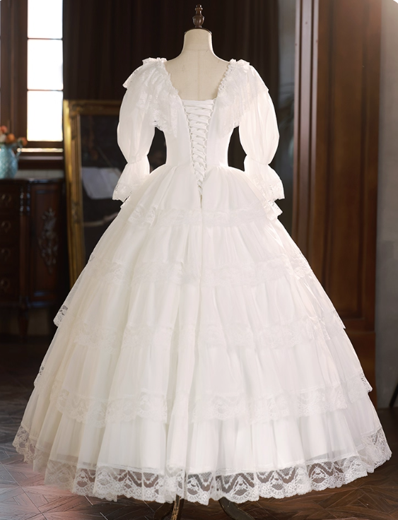 Robe de mariée beauté A-Line, décolleté en cœur, plissée, D3302
