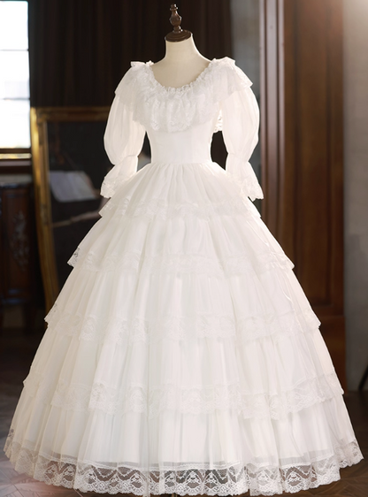 Robe de mariée beauté A-Line, décolleté en cœur, plissée, D3302