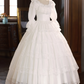 Robe de mariée beauté A-Line, décolleté en cœur, plissée, D3302