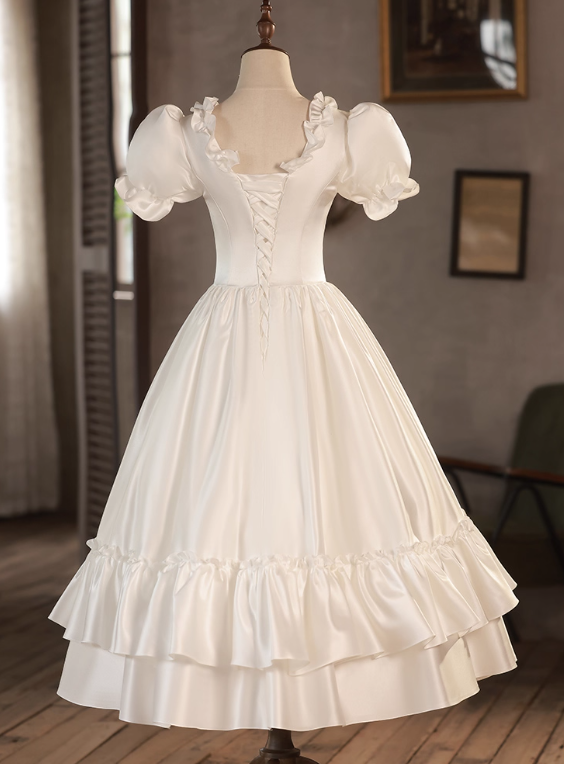 Robe de mariée beauté A-Line, décolleté en cœur, plissée, D3302