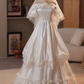 Robe de mariée beauté A-Line, décolleté en cœur, plissée, D3302