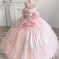 Sweet Prom Dress Spaghetti Straps Tulle Pleated Ball Gown Evening Dress Quinceanera Dress    D3692