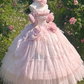 Sweet Prom Dress Spaghetti Straps Tulle Pleated Ball Gown Evening Dress Quinceanera Dress    D3692