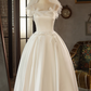 Robe de mariée beauté A-Line, décolleté en cœur, plissée, D3302