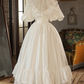 Robe de mariée beauté A-Line, décolleté en cœur, plissée, D3302