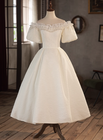 Beauty Brautkleid A-Linie Herzausschnitt Plissee Brautkleid D3302