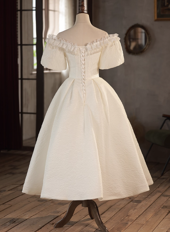 Beauty Brautkleid A-Linie Herzausschnitt Plissee Brautkleid D3302