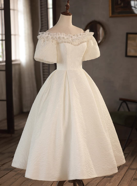 Beauty Brautkleid A-Linie Herzausschnitt Plissee Brautkleid D3302