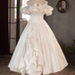 Beauty Brautkleid A-Linie Herzausschnitt Plissee Brautkleid D3302