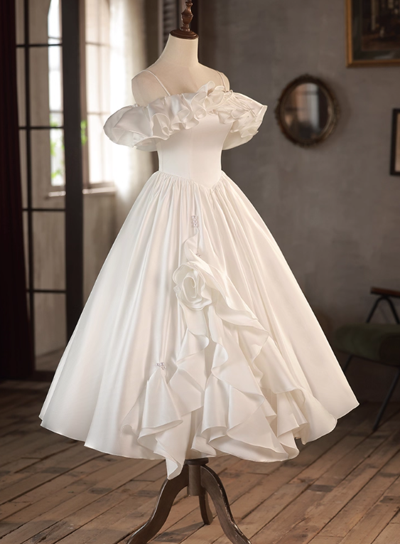 Beauty Brautkleid A-Linie Herzausschnitt Plissee Brautkleid D3302