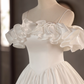 Beauty Brautkleid A-Linie Herzausschnitt Plissee Brautkleid D3302