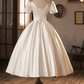 Robe de mariée beauté A-Line, décolleté en cœur, plissée, D3302