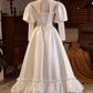 Beauty Brautkleid A-Linie Herzausschnitt Plissee Brautkleid D3302
